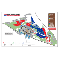 NASCAR Weekend Camping Map